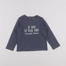 Vertbaudet - tee-shirt gris - 24 mois