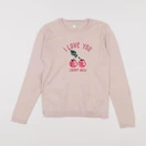 Vertbaudet - pull rose - 8 ans