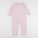 Vertbaudet - pyjama velours rose - 3 ans