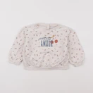 Vertbaudet - sweat beige - 3 ans