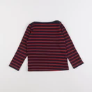 Petit Bateau - tee-shirt bleu, rouge - 4 ans
