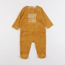Boutchou - pyjama velours jaune - 6 mois