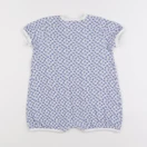 Petit Bateau - pyjama coton bleu, blanc - 2 ans