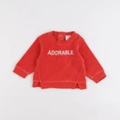 Carrément Beau - pull rouge - 6 mois
