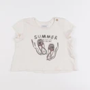 IKKS - tee-shirt beige - 6 mois