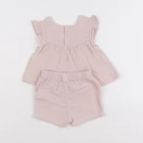 Petit Bateau - ensemble rose - 3 mois