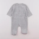 Tape à l'oeil - pyjama velours gris - 6 mois