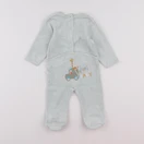 Vertbaudet - pyjama velours vert - 6 mois