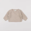 Vertbaudet - gilet beige - 0 mois