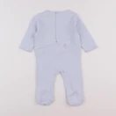 Vertbaudet - pyjama coton bleu - 6 mois