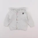 Vertbaudet - gilet blanc - 12 mois