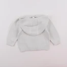 Vertbaudet - gilet blanc - 12 mois