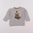 Cadet Rousselle - pull marron - 18 mois