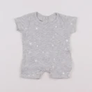 Vertbaudet - pyjama coton gris - 0 mois