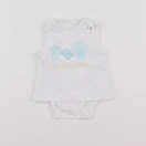 Vertbaudet - body tee-shirt blanc - 1 mois