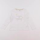 Vertbaudet - tee-shirt blanc - 6 ans
