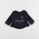 IKKS - sweat bleu - 3 mois