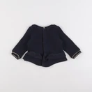 IKKS - sweat bleu - 3 mois