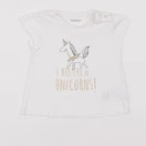 Vertbaudet - tee-shirt blanc - 9 mois