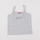 Vertbaudet - maillot de corps gris - 2 ans