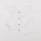Mango - blouse blanc - 6/9 mois