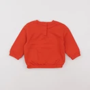 Tape à l'oeil - sweat rouge, or - 12 mois