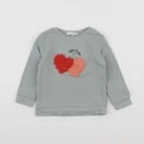 Vertbaudet - sweat multicolore - 2 ans
