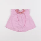 Vertbaudet - blouse rose - 6 mois