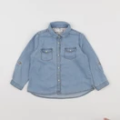 Zara - blouse bleu - 2/3 ans