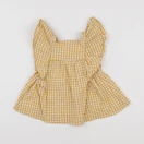 Vertbaudet - blouse jaune - 24 mois