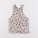 Vertbaudet - salopette beige - 6 mois