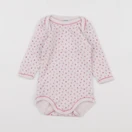 Petit Bateau - body rose - 6 mois