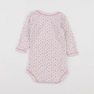 Petit Bateau - body rose - 6 mois