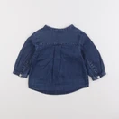 Jacadi - chemise bleu - 6 mois