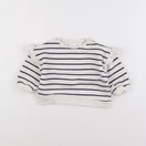 Zara - sweat beige - 3/6 mois