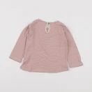 Boutchou - tee-shirt blanc, rouge - 9 mois