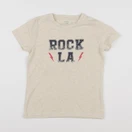 Name it - tee-shirt beige, or - 7/8 ans