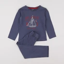 Vertbaudet - pyjama coton bleu - 5 ans