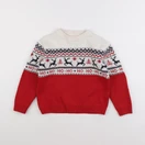 Vertbaudet - pull rouge - 6 ans