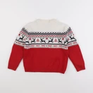 Vertbaudet - pull rouge - 6 ans