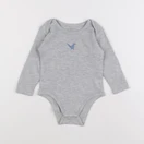 Vertbaudet - body gris - 18 mois