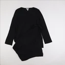 H&M - pyjama grossesse coton noir - l