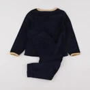 Vertbaudet - pyjama velours bleu - 5 ans