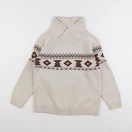 Vertbaudet - pull beige - 10 ans