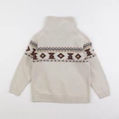 Vertbaudet - pull beige - 10 ans