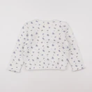 Vertbaudet - sweat blanc - 8 ans