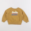 Vertbaudet - sweat jaune - 3 ans