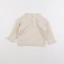 Vertbaudet - pull beige - 12 mois