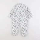 Vertbaudet - pyjama velours blanc - 12 mois