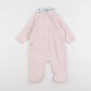 Vertbaudet - pyjama velours rose - 12 mois